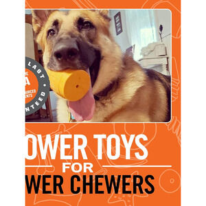 NIB - TWO Large Doggie Rubber Chew Toys for Extreme Chewers